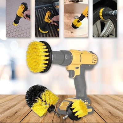 Komplet močnih čistilnih ščetk za vrtalnik (3 kosi) | DRILLBRUSH