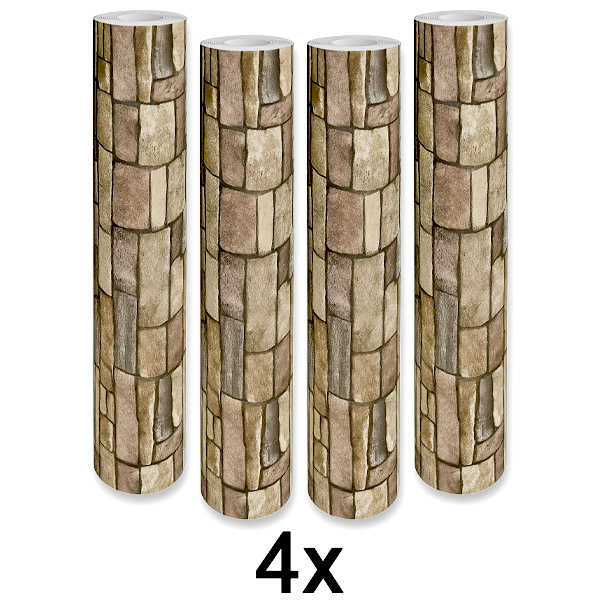 4x Stilska 3D tapeta – enostavna preobrazba sten  | WALLCORWRAP