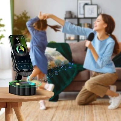 Stojalo za telefon, zvočnik in polnilna postaja v enem – 5 W, Bluetooth 5.3 | MOBIBASE